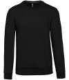 KB488 K488 Kariban Crew Neck Sweatshirt Black colour image